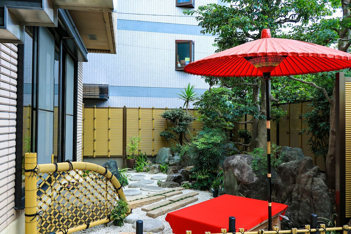 Guesthouse garden